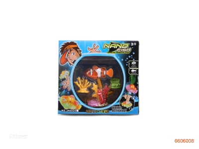 B/O CARTOON FISH W/LIGHT/2*AG13 BATTERIES