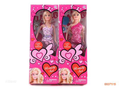 11''SOLID BODY FASHION DOLL.2ASTD