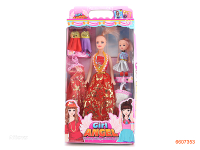 11.5''EMPTY BODY FASHION DOLL SET