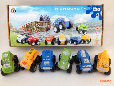 FREE WHEEL CAR.12PCS/BOX.6ASTD