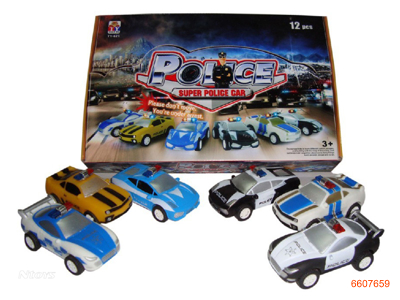 F/P POLICE CAR.12PCS/BOX.6ASTD