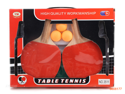 TABLE TENNIS BATS W/3 BALLS