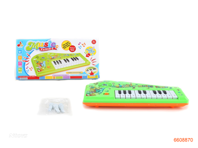 ELECTRIC KEYBOARD W/O 3AA BATTERIES.3COLOUR