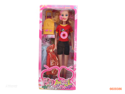 22''EMPTY BODY FASHION DOLL SET W/MUSIC