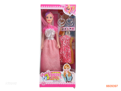 11''EMPTY BODY FASHION DOLL SET