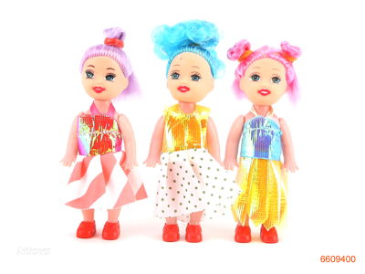 3.5''EMPTY BODY FASHION DOLL.3PCS