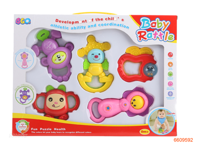 BABY RATTLE.5PCS