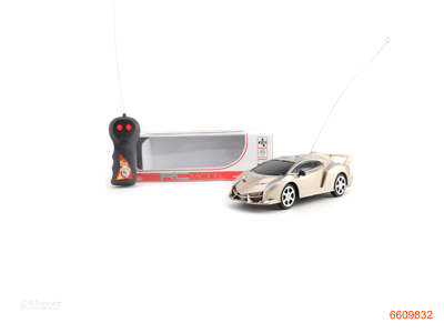 1:24 2CHANNELS R/C CAR W/O 3AA BATTERIES IN CAR,2AA BATTERIES IN CONTROLLER.2COLOUR