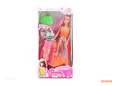 11''SOLID BODY FASHION DOLL SET