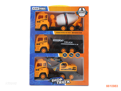 F/P CONSTRUCTION TRUCK 3PCS