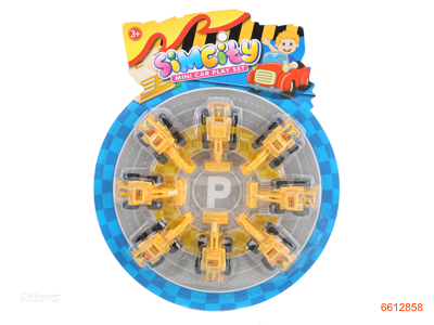 P/B CONSTRUCTION ENGINE.8PCS.2ASTD.1COLOUR