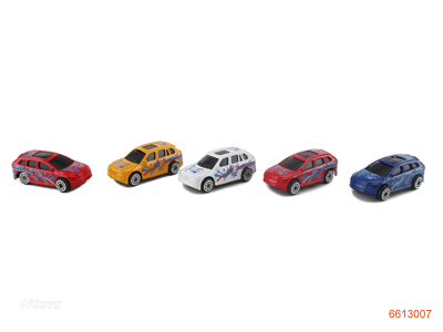 FREE WHEEL DIE-CAST CAR.5COLOUR