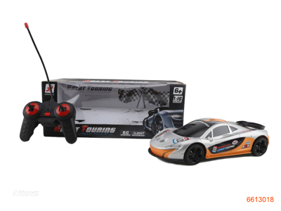 1:16 4CHANNEL R/C CAR W/LIGHT W/O 4AA BETTERIES IN CAR,2AA BETTERIES IN CONTROLLER.2COLOUR