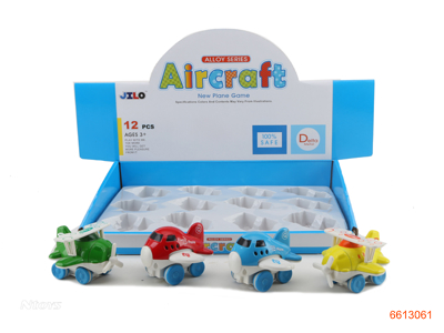 DIE-CAST PLANE,12PCS/BOX.2ASTD.4COLOUR