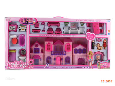 CASTLE SET W/LIGHT/SOUND W/O 2AA BATTERIES