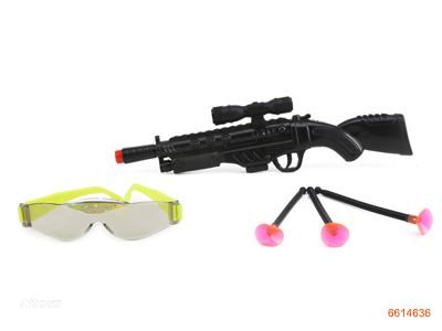 SOFT BULLET GUN W/GLASSES