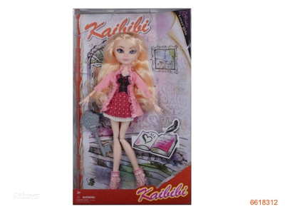 11''SOLID BODY FASHION DOLL 2ASTD