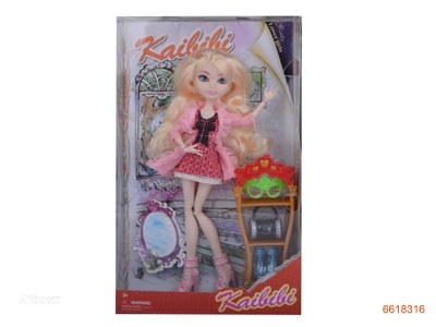 11''SOLID BODY FASHION DOLL 2ASTD