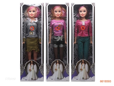 32''EMPTY BODY FASHION DOLL W/IC.3ASTD