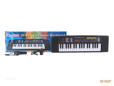 ELECTRIC KEYBOARD W/MICROPHONE W/O 3AA BATTERIES