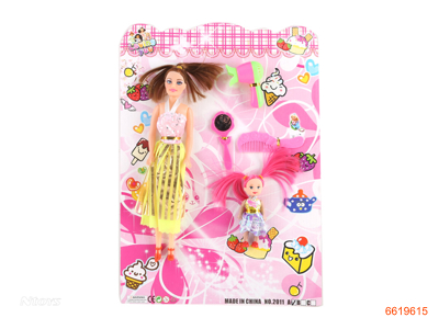 11''EMPTY BODY FASHION DOLL SET