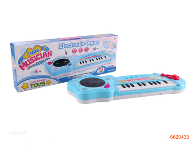 ELECTRIC KEYBOARD W/MUSIC W/O 3AA BATTERIES