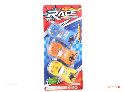 P/B RACE CAR.3PCS.2ASTD.4COLOUR