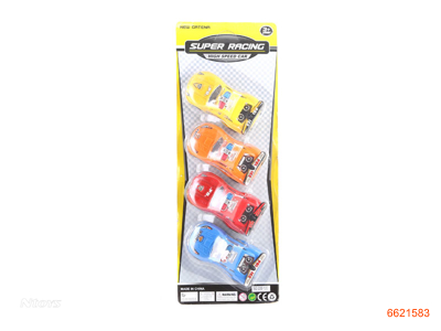 P/B POLICE CAR.4PCS.2ASTD.4COLOUR