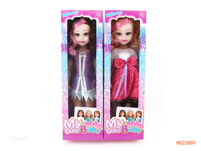 11.5''EMPTY BODY FASHION DOLL SET