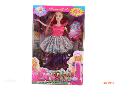 11''SOLID BODY FASHION DOLL SET