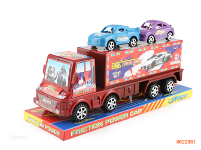 F/P CAR W/2PCS FREE WHEEL CAR