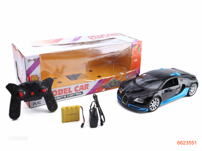 1:12 4CHANNELS R/C CAR W/LIGHT/4.8V BATTERIES IN CAR/CHARGER W/O 2AA BATTERIES IN CONTROLLER