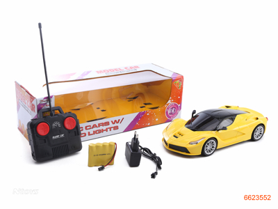 1:14 4CHANNELS R/C CAR W/LIGHT/3.6V BATTERIES IN CAR/CHARGER W/O 2AA BATTERIES IN CONTROLLER