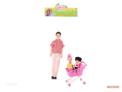 EMPTY BODY FASHION DOLL SET