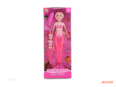 11''SOLID BODY FASHION DOLL SET W/LIGHT