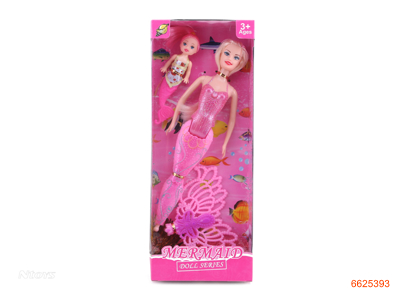 14''SOLID BODY FASHION DOLL SET