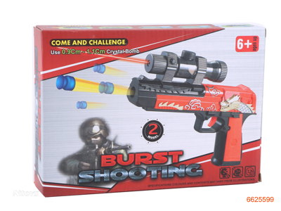 SOFT BULLET GUN W/INFRARED/3*AG10 BATTERIES