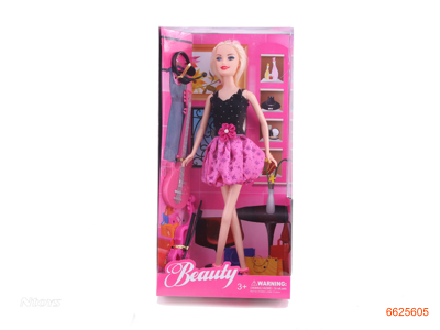 11''SOLID BODY FASHION DOLL SET