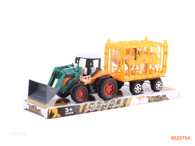 F/P FARM TRUCK W/2PCS LION