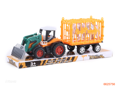 F/P FARM TRUCK W/2PCS ELEPHANT