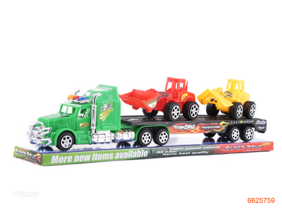 F/P FARM TRUCK W/2PCS FREE WHEEL CONSTRUCION TRUCK