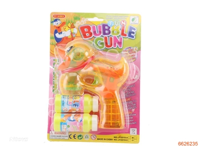 BUBBLE GUN W/LIGHT W/O 3AA BATTERIES