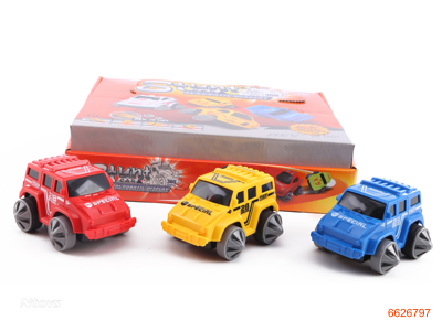 F/P CAR.6PCS/BOX.3COLOUR