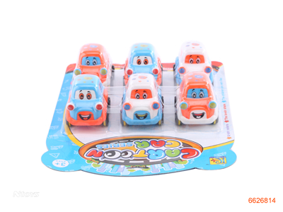 F/P CAR.1ASTD.3COLOUR.6PCS