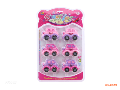 F/P CAR.1ASTD.3COLOUR.6PCS