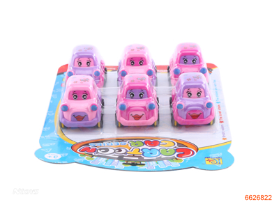 F/P CAR.1ASTD.3COLOUR.6PCS