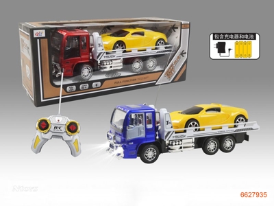 4CHANNELS R/C TRUCK W/LIGHT/4AA BATTERIES IN CAR/CHARGER/F/P CAR W/O 2AA BATTERIES IN CONTROLLER.2COLOUR