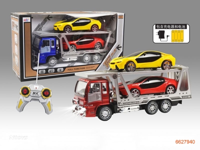 4CHANNELS R/C TRUCK W/LIGHT/4AA BATTERIES IN CAR/CHARGER/2PCS F/P CAR W/O 2AA BATTERIES IN CONTROLLER.2COLOUR