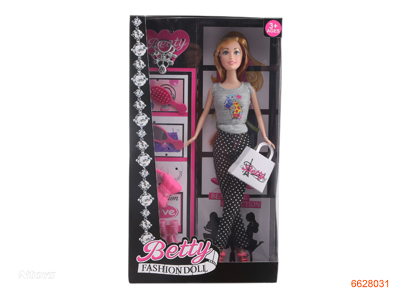 11''SOLID BODY FASHION DOLL SET