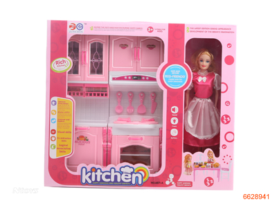 KITCHEN SET W/LIGHT/MUSIC